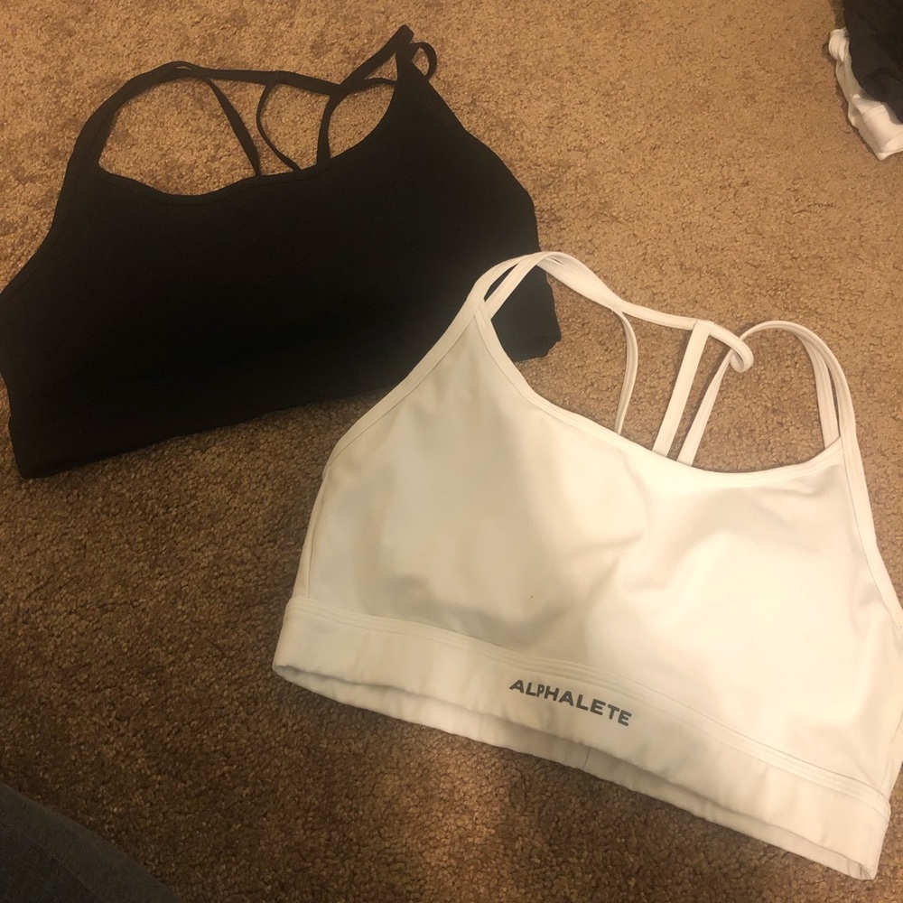 BUNDLE: 2 Alphalete Bras Size Medium